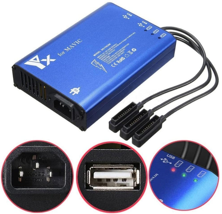 For DJI MAVIC Pro Aluminum Alloy 5 in 1 Hub Intelligent Battery Controller Charger For DJI MAVIC Pro Aluminum Alloy 5 in 1 Hub Intelligent Battery Controller Charger